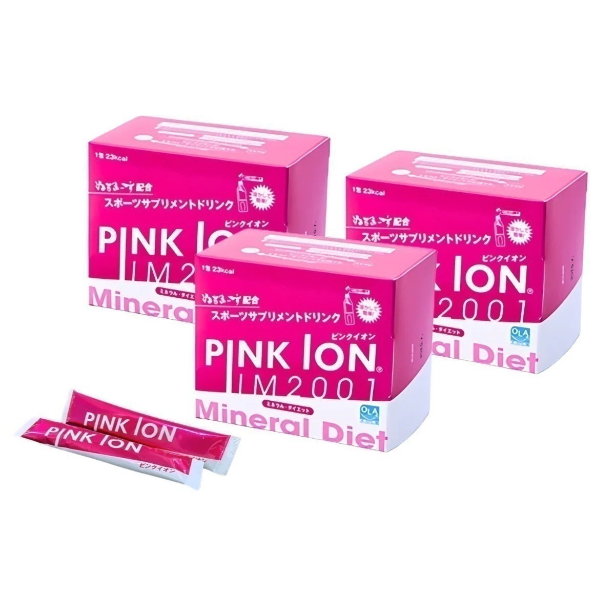 メガ割 ピンクイオン 3箱 スティックタイプ PINKION 30包 スポーツドリンク クエン酸 電解質 水分補給 粉末 アミノ酸 ミネラル テニス 500ml スティック