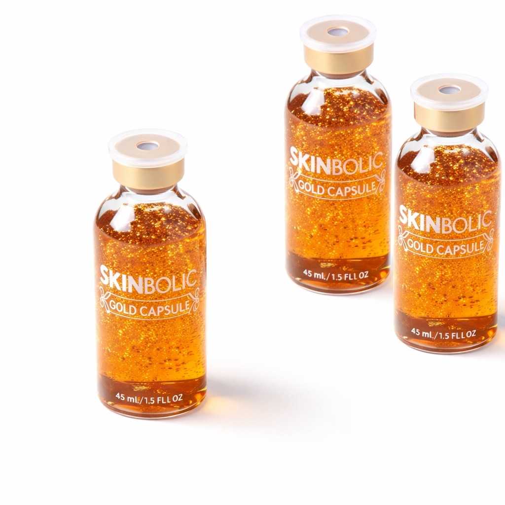ゴールドカプセルセラム 45ml 韓国コスメ l 自宅でエステ体験 l 低刺激 l エイジングケア l 肌バリア強化 l 純金 l 高濃縮アンプル