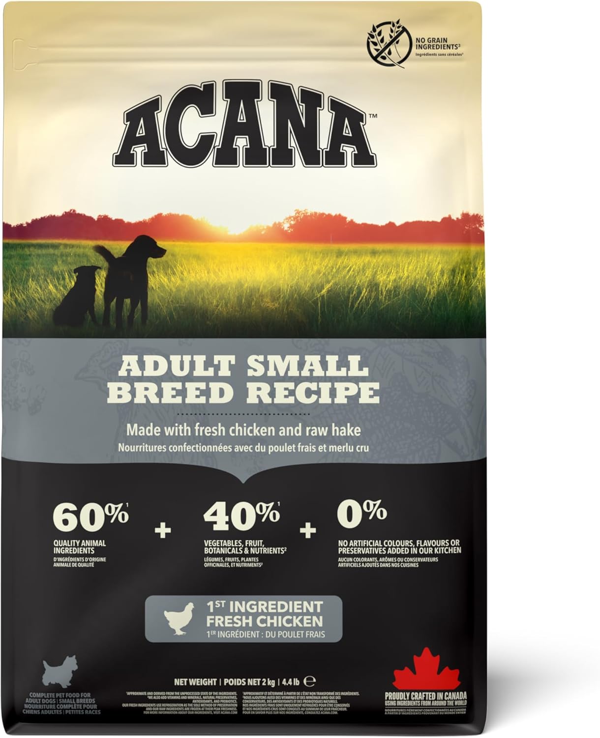 ACANA (アカナ) ドッグフード アダルトスモールブリード [国内正規品] 2kg (x1)