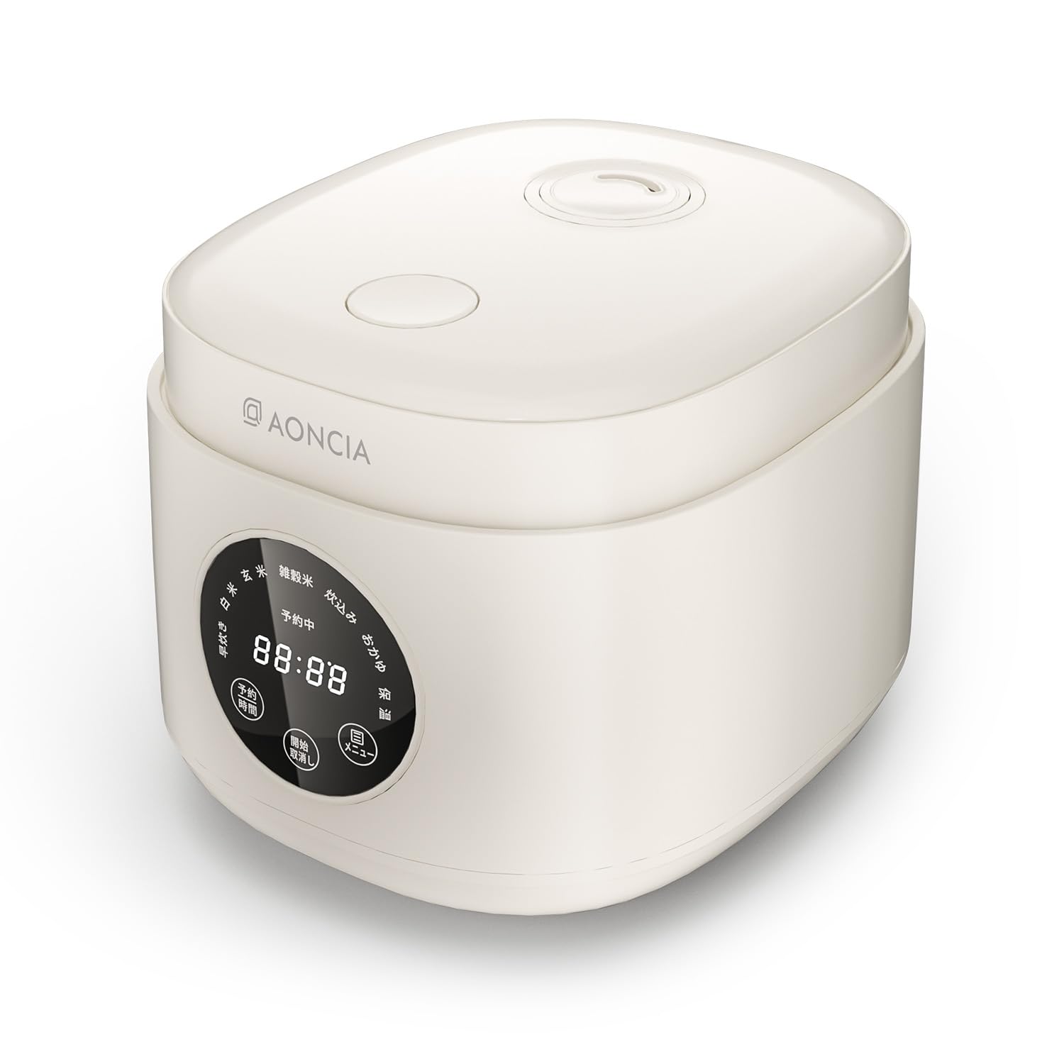 炊飯器3合炊き 一人暮らし 早炊き コンパクト マイコン式 タッチパネル操作 省エネ 予約保温 多機能 省エネ 白米 おかゆ 玄米 雑穀米 炊込み rice cooker AONCIA 5,573円