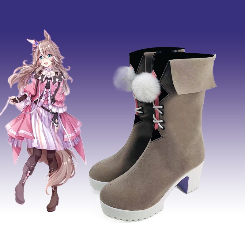 ジョッキーガールチールイジュンコス靴二次元アニメーション展示パフォーマンスシューズ