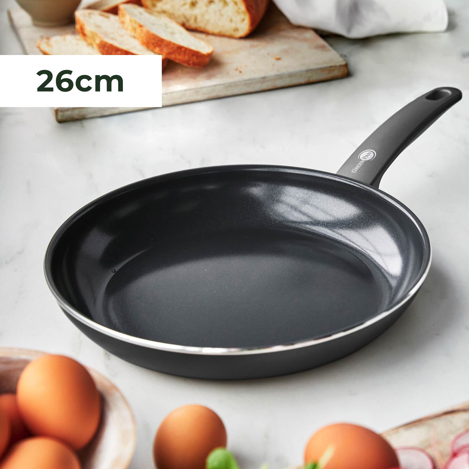 フライパン 26cm IH ガス火 対応 セラミックコーティング ケンブリッジ CC008227-004