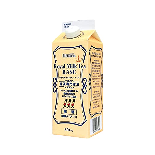 HOMER(ホーマー) UCC 紅茶専門店 ロイヤルミルクティーベース 無糖 500ml ×12本