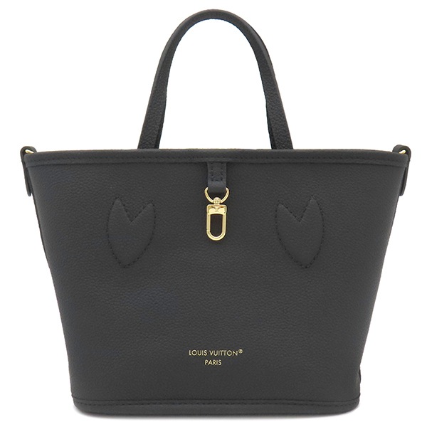 ルイヴィトン LOUIS VUITTON 2WAYバッグ ネヴァーフル インサイドアウト BB モノグラムキャンバス カーフ モノグラム×ブラック ゴールド金具 ハンドバッグ リバーシブル 黒 茶 新 200,850円