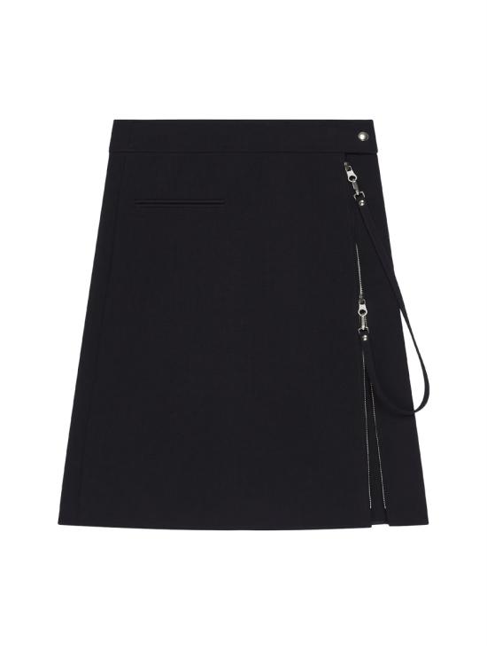 COURREGES Women Skirts 325CJU278W O01439999 BLACK