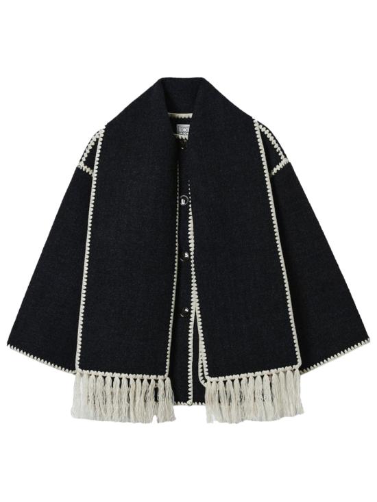TOTEME Women Jackets 244WRO918FB0292 DARKGREYMELANGE083