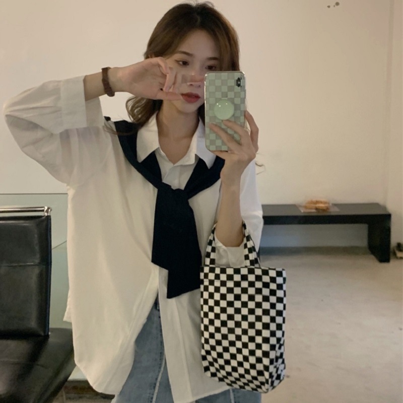 トップス シャツ ミディアム丈 袖あり 長袖 襟付き ポケット 前開き かわいい 大人可愛い きれいめ シンプル カジュアル おしゃれ 大人女子 こなれ感 ラフ ラブリー キュート 個性的 無地 春 7,380円