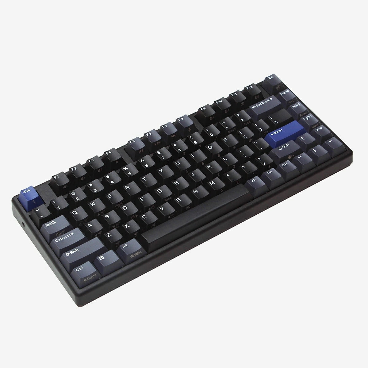 NIZ Micro 静電容量無接点方式キーボード ブラック 82キー 有線(USB-TypeC)接続 無線（Bluetooth・2.4G Hz）接続 キー荷重35g 英語配列 PBT製キーキャップ搭載