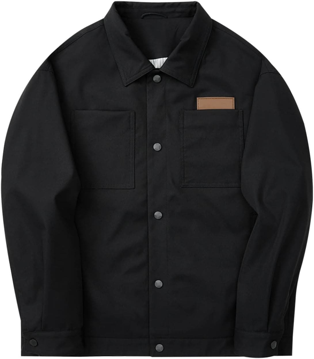 メンズ ジャケット 春秋 カーゴジャケット カジュアル アウター 作業着 ジャンパー 折り襟 胸ポケット 裏地付き 防風防寒 おおきいサイズ おしゃれ 通勤 通学 日常 薄手 男性用 服 アウトドア