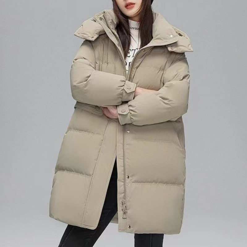 ダウンジャケット レディース 軽量 ダウンコート ライトダウン 無地 着痩せ 大きいサイズ ロング丈 ウィンタージャケット 防寒服 軽量ダウンジャケット スタイリッシュ 保温 合わせやすい 普段着 X