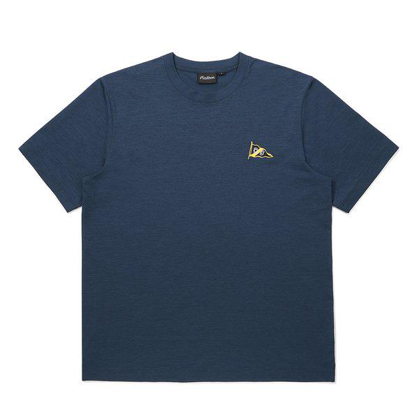 [マルボン公式] YACHT CLUB ユニ ラウンド Tシャツ NAVY