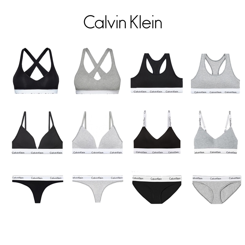 [CK] レディース 下着 Modern Cotton Collection ブラ＆ブラ＆ショーツ ノンワイヤー 韓国で人気のモデル