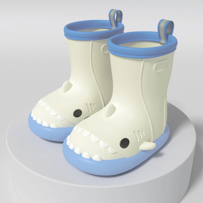 【雨季に新品が来た】レインシューズ 子供雨靴 子供の雨靴柔らかい底滑り止め幼児防水雨靴