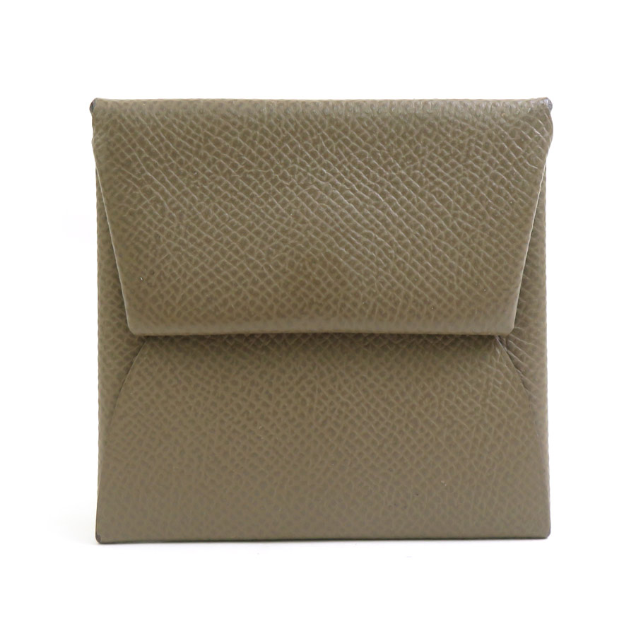 エルメス HERMES コインケース バスティア ヴォーエプソン エトゥープ ユニセックス h31505a