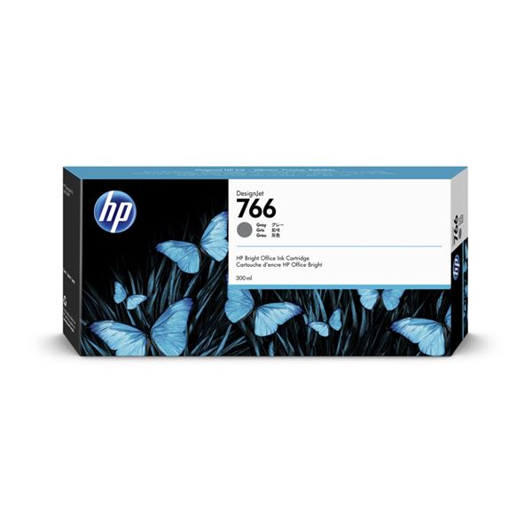 HP766B インクカートリッジ グレー 300ml 3ED56A