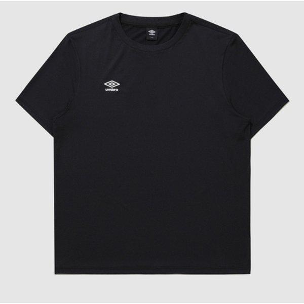 ベーシックポリウレタン スモールロゴ半袖Tシャツ B1 UR121SRS14 BLK0 WHT0