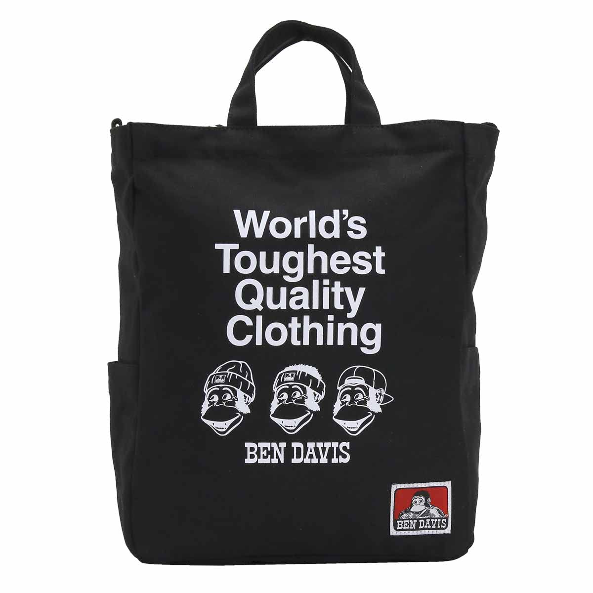 [ベンデイビス] トートバッグ キャンバストート ブラック