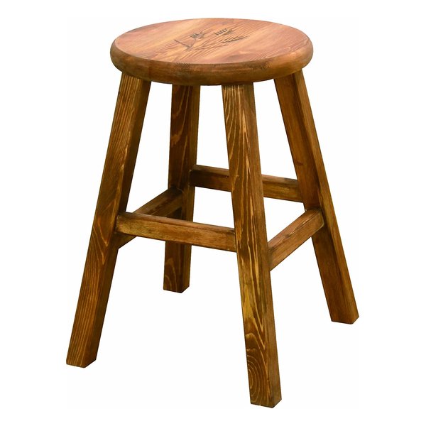 フォレ スツール丸 ナチュラル W33×D33×H46 座面φ28 CFS-515