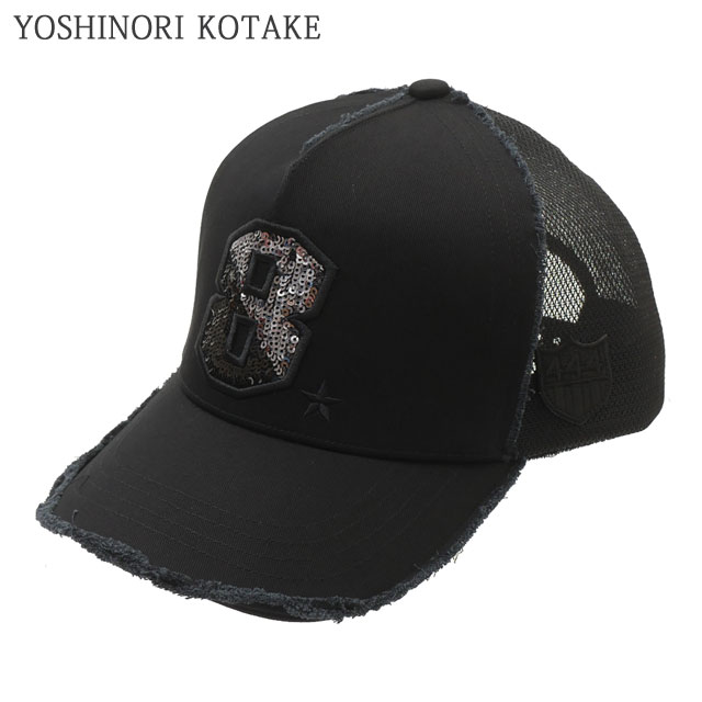 ヨシノリコタケ YOSHINORI KOTAKE 2TONE 8LOGO SPANGLE MESH CAP メッシュ エンブレム ゴルフキャップ スポーツ 251-001699-011