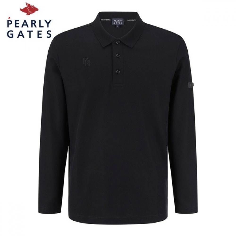 (パリゲイツ) メンズゴルフティーポケット PK カラーロングスリーブ T シャツ