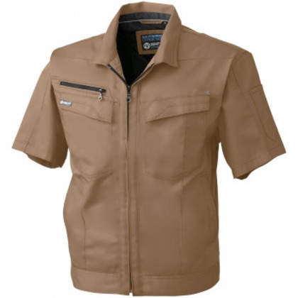 桑和 641 半袖ブルゾン LLサイズ ブラウン(81) Absolute GEAR