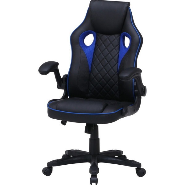 不二貿易 15508 ゲーミングチェア シグナル ブルー メーカー直送