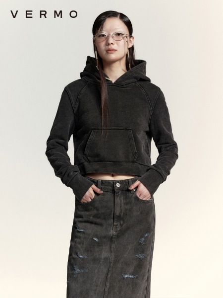 男女同型スリムオールドクロップドアンダーシャツ