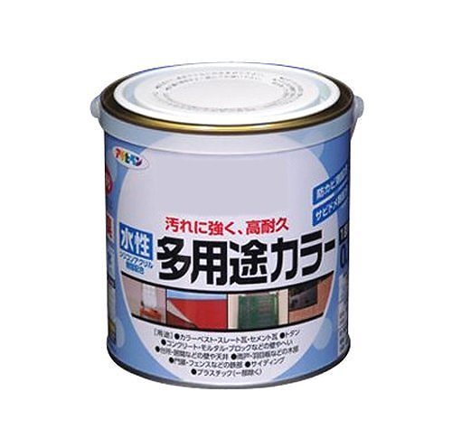 （まとめ買い）水性多用途カラー 0.7L 青 [x3缶セット]