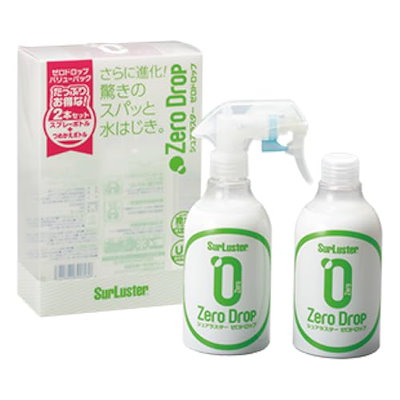 他サイト： SURLUSTER　S-114 ガラス系ナノコーティング剤 ゼロドロップバリューパック 内容量：280ml/2本入り 高撥水タイプ　S114の商品画像