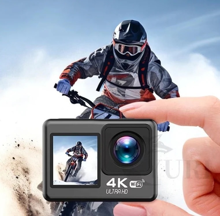 新年新品 アクションカメラ 4K 2000万画素 30M防水カメラ WiFi搭載 水中カメラ 6軸手ぶれ補正 リモコン付き ウェアラブルカメラ カメラ ビデオカメラ