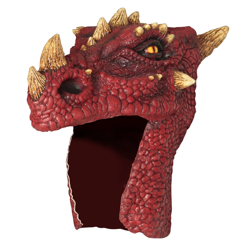 コスプレ 仮装 レッドドラゴンヘルメット 【 コスプレ 衣装 ハロウィン パーティーグッズ かぶりもの 動物 アニマル 変装グッズ ハット ハロウィン 衣装 ホラー 帽子 キャップ プチ仮装 怖い 】