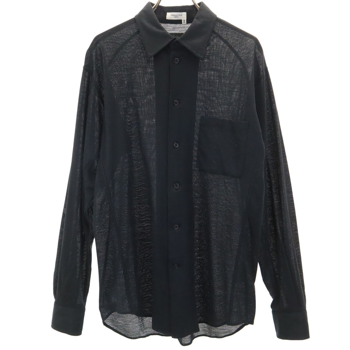 Yohji Yamamoto COSTUME D’HOMME ヨウジヤマモト コスチュームドオム INDUSTYLE TOKYO コラボ 日本製 長袖 リネンシャツ メンズ