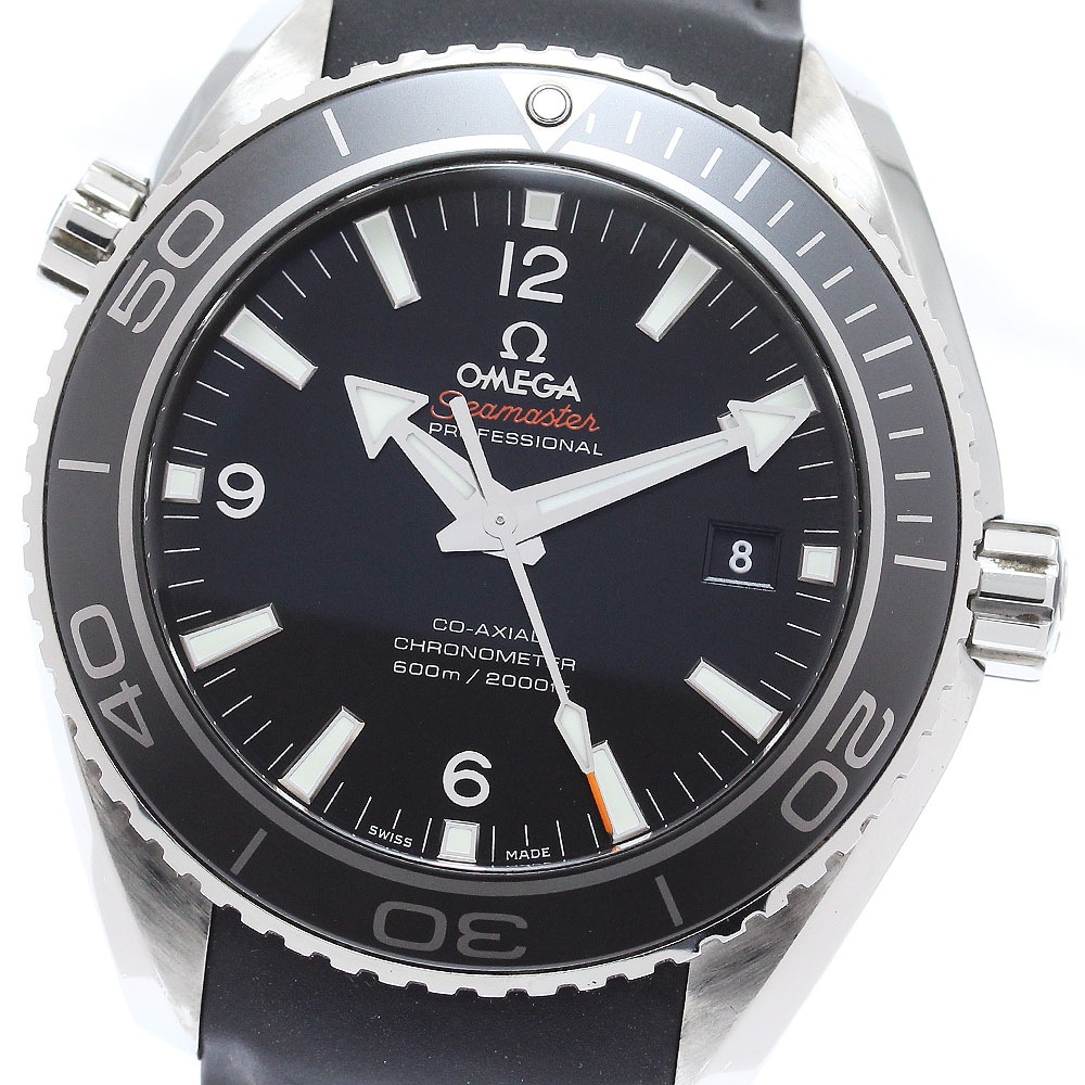 オメガ OMEGA 232.32.46.21.01.003 シーマスター プラネットオーシャン コーアクシャル デイト 自動巻き メンズ 良品 保証書付き_869088【中古】