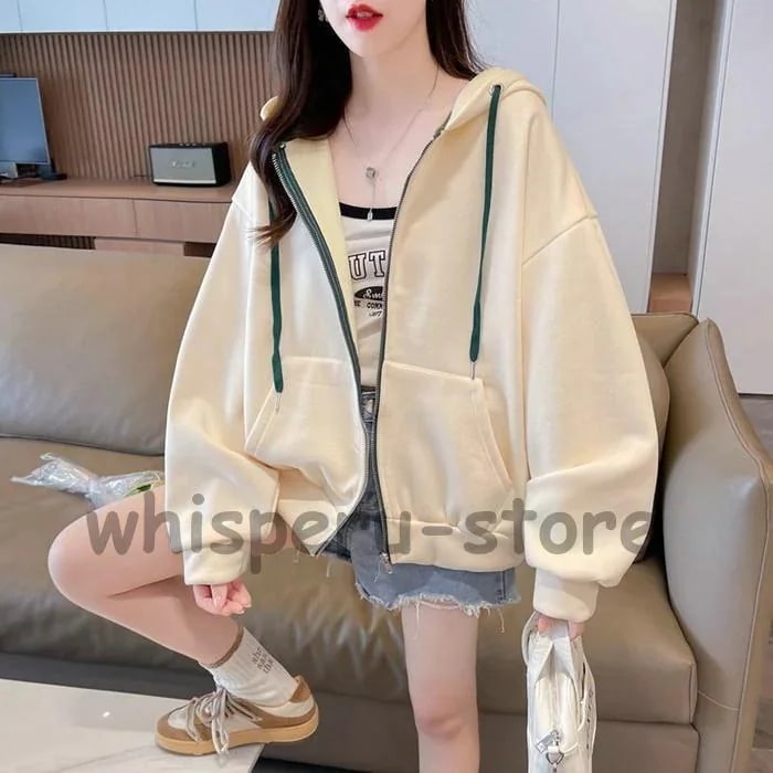 パーカー レディース フード付き ジップパーカー シンプル 秋 きれいめ アウター 長袖 体型カバー ゆったり