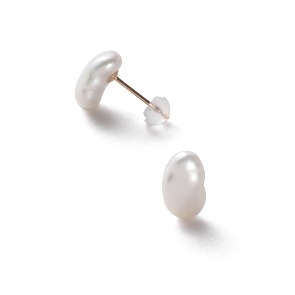 [VOTRE COUTURE] 淡水パールピアス 淡水 真珠 ケシ パール ピアス チタン K10 K18 プラチナ ブランド10年保証