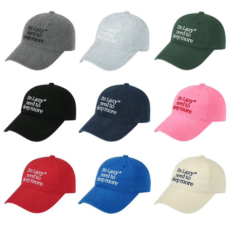 Sleep More Washing Ball Cap 韓国の人気kpopファッション