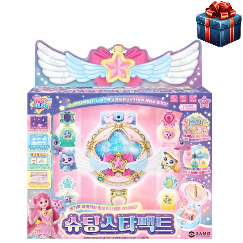 [ティニピンおもちゃ]キャッチティニピン シューティングスターパクト 韓国人気おもちゃ 韓国人気キャラクター ティニーピング シーズン5 女の子玩具 女児おもちゃ 子供おもちゃ 子供 プレゼント 甥っ