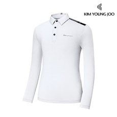 キムヨンジュ メンズ ジャイアント カラー 長袖 Tシャツ / メンズ 登山 ゴルフ スポーツ 機能性 冷感 長袖Tシャツ