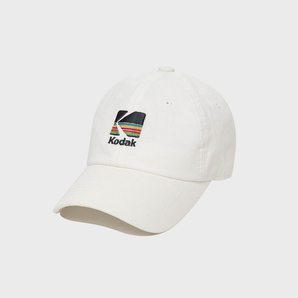 コダックアパレル レインボー刺繍ボールキャップ IVORY 7,619円