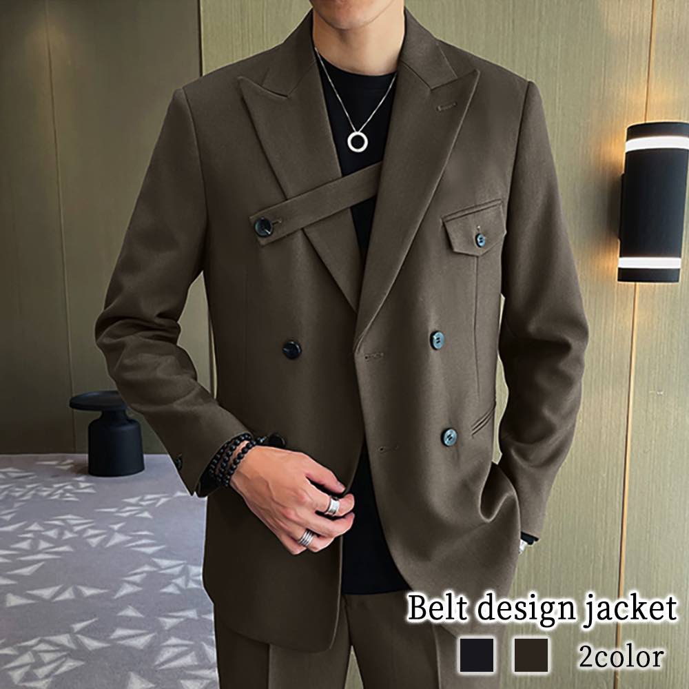 テーラードジャケット メンズ ベルトデザインジャケット テーラードジャケット おしゃれ 秋 中綿 冬 チェック 30代 ブルゾン カジュアル ステンカラー 厚手 ブランド ジャケット 40代 白 Tシ