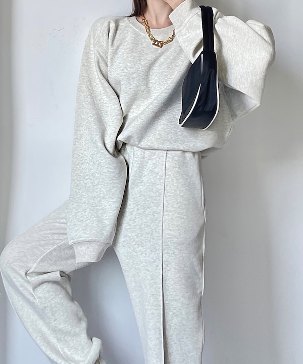 Qoo10 DAY CLOSET スウェット 上下セットレディース 無地