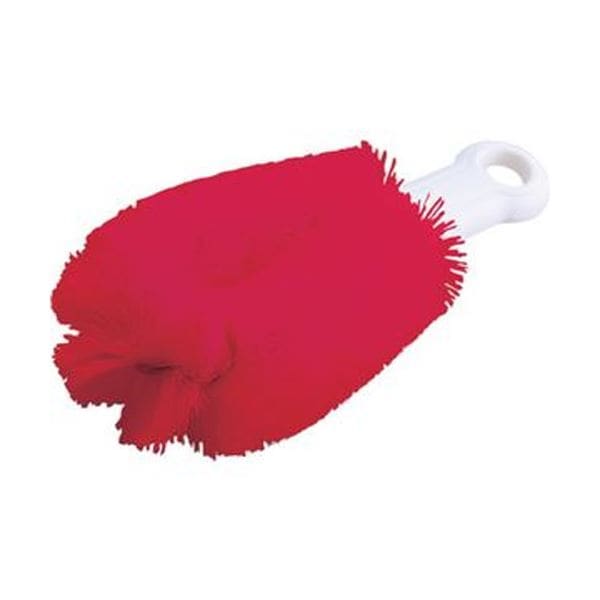 （まとめ）TRUSCO タワシブラシショートタイプ HACCP対応 レッド TTB-M-R 1個10セット