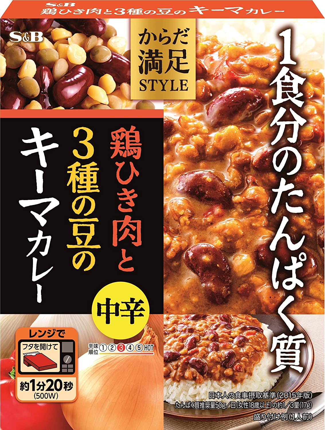 世界の エスビー食品 からだ満足STYLE 6箱 180G 鶏ひき肉と3種の豆のキーマカレー中辛 レトルト食品 -  flaviogimenis.com.br