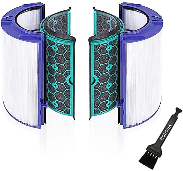 空気清浄機能付ファン交換用 TP04 DP04 HP04 用フィルター グラスHEPAフィルター ＆ 活性炭フィルター(PURE-TPDPHP04＆活性炭 セット, HP04セット)