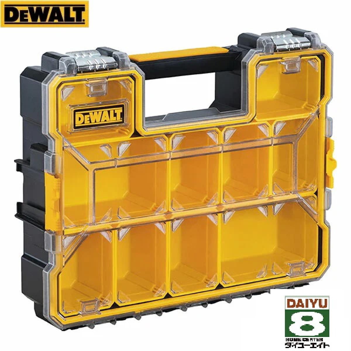【在庫有・即納】デウォルト DEWALT 工具箱 プロオーガナイザー Mサイズ DWST14830 収納 保管 小物収納 ツール 工具ボックス 収納ボックス