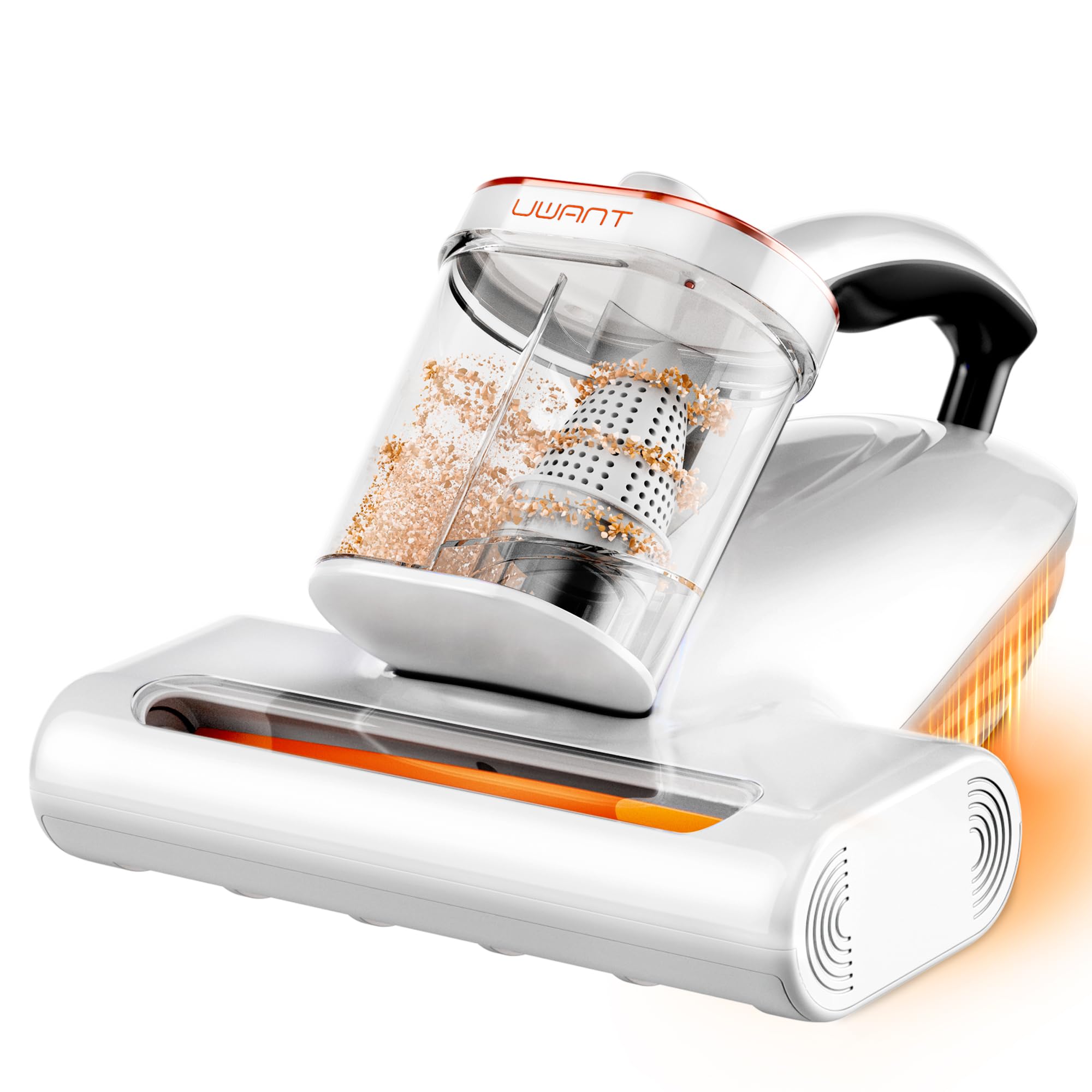 UWANT 布団クリーナー 16Kpaの強力な吸引力 毎分たたき36,000回超高速拍打 UV除菌 HEPAフィルタ 布団掃除機 ダニ駆除 ハウスダスト 花粉 ソファ カーペット ベット 梅雨 M10