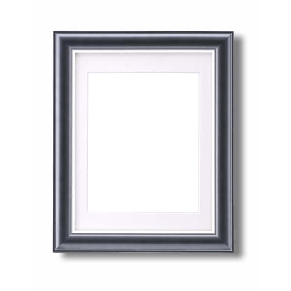 カラー 遺影額 ( 太い枠 ブラック ) 仏事用額 葬儀額 フレーム 額縁 額