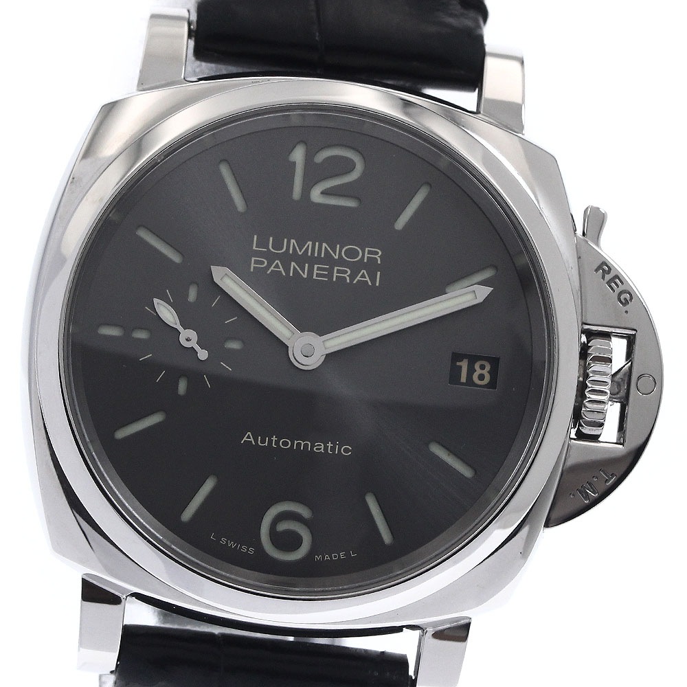 パネライ PANERAI PAM00755 ルミノール ドゥエ デイト 自動巻き ボーイズ 保証書付き_895128【中古】