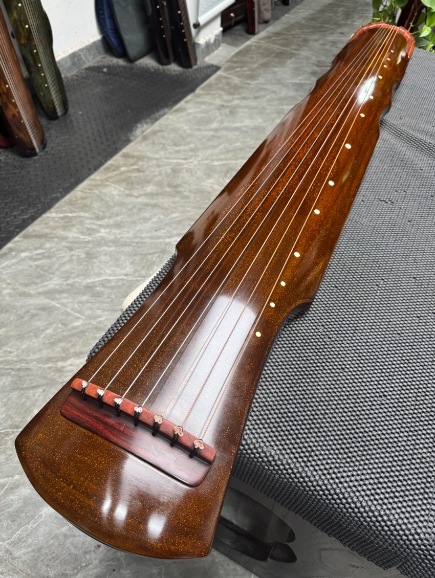 古琴 伏開式 杉の木 手作り 生漆 プロの演奏 中国の弦楽器
