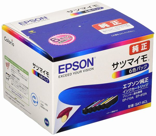 インクカートリッジ サツマイモ 6色パック SAT-6CL